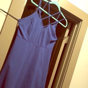 Royal blue dress